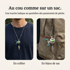 LACIAGA Mini moulinet de pêche décoratif