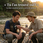 LACIAGA Mini moulinet de pêche décoratif