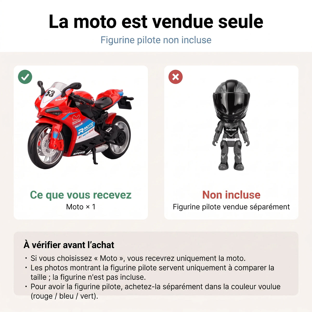 LACIAGA Mini voiture de course transformable