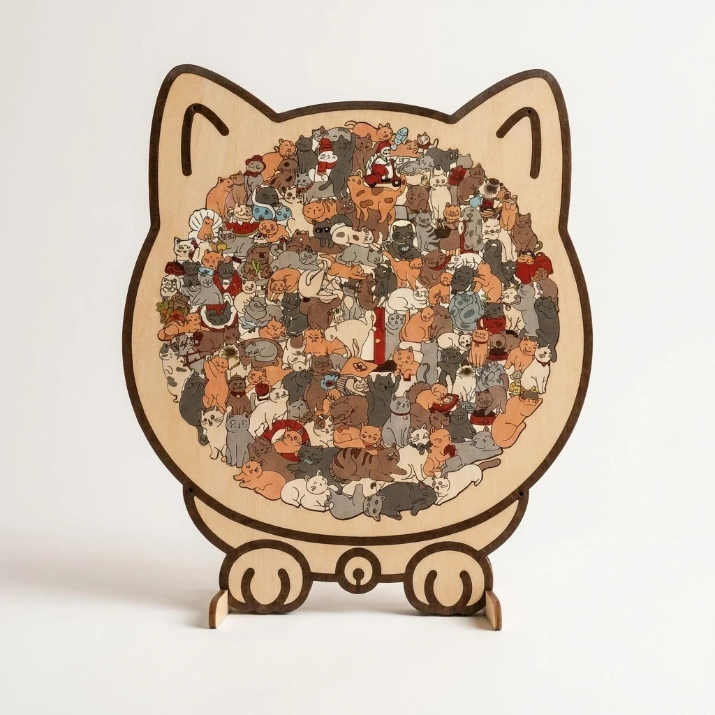 LACIAGA Puzzle en bois à l'effigie de votre animal