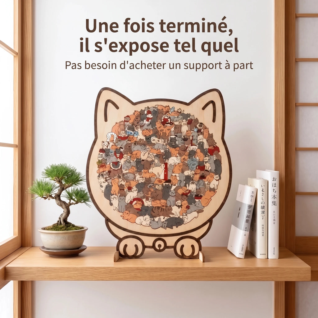 LACIAGA Puzzle en bois à l'effigie de votre animal