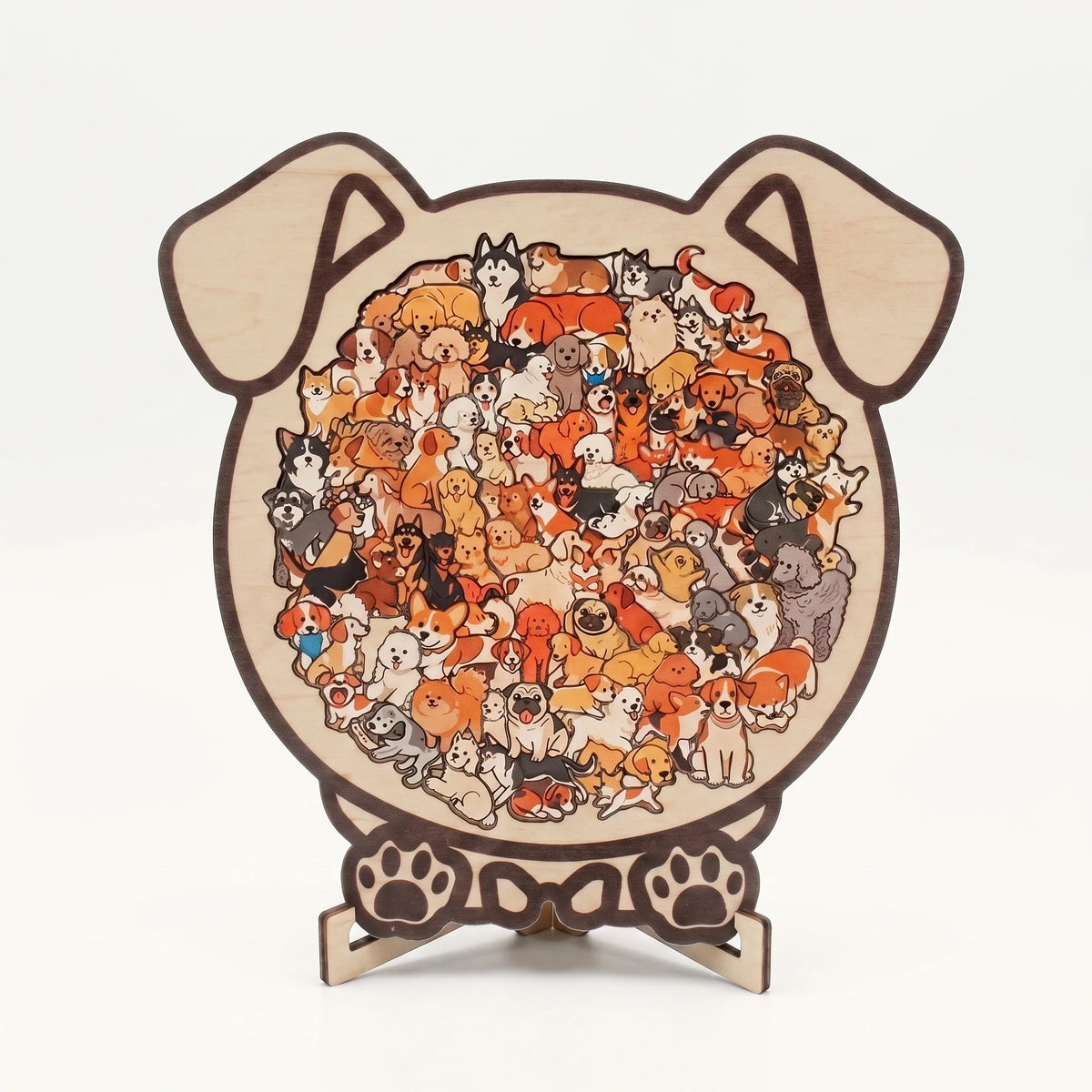 LACIAGA Puzzle en bois à l'effigie de votre animal