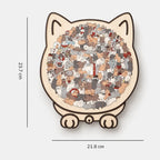 LACIAGA Puzzle en bois à l'effigie de votre animal